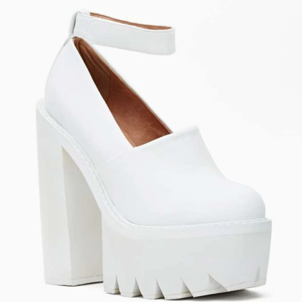 Jeffrey Campbell White Platform Shoes